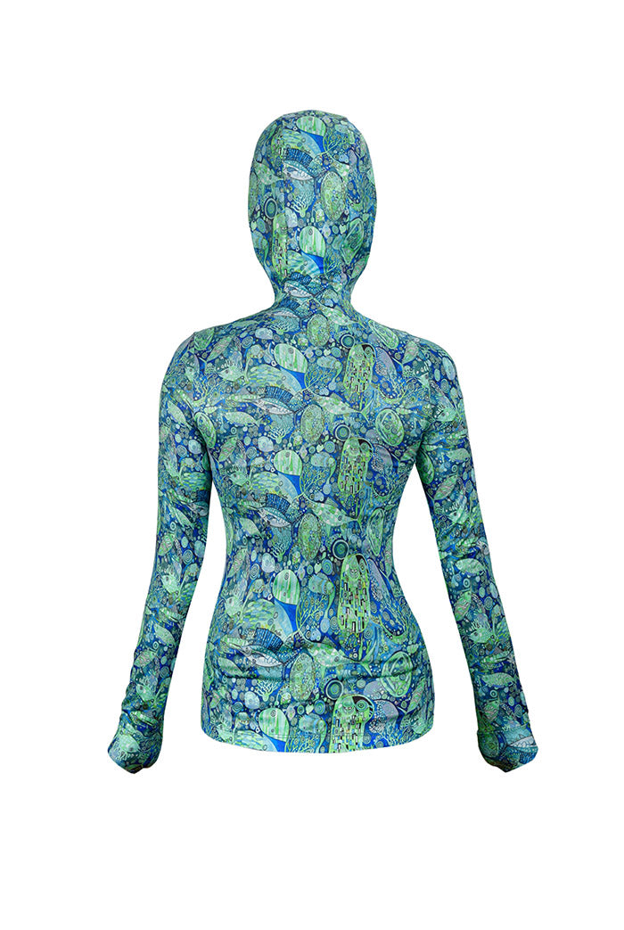 Sirena Kadın Rashguard - The Kiss Green
