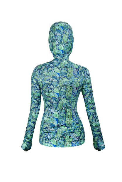 Sirena Kadın Rashguard - The Kiss Green
