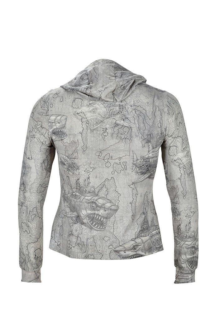 Sirena Kadın Rashguard - Droid Gri