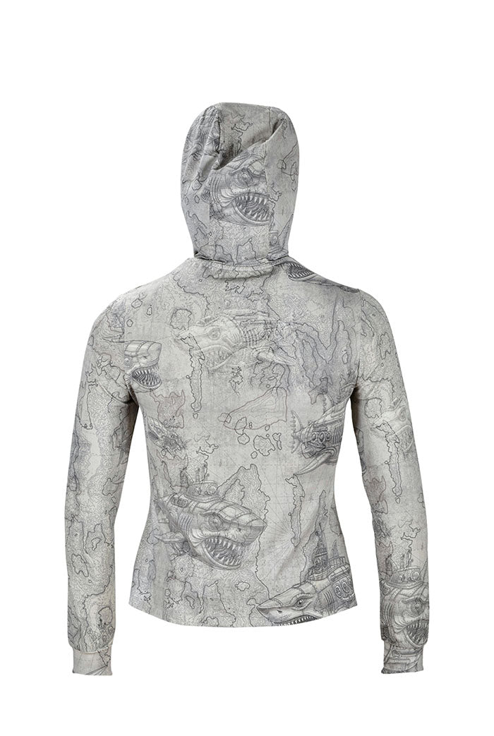 Sirena Kadın Rashguard - Droid Gri