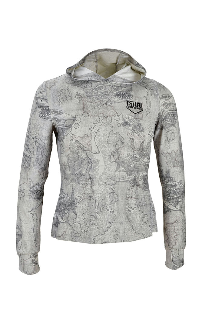 Sirena Kadın Rashguard - Droid Gri