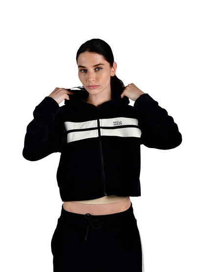 Velora Hooded Zippered Women's Sweatshirt