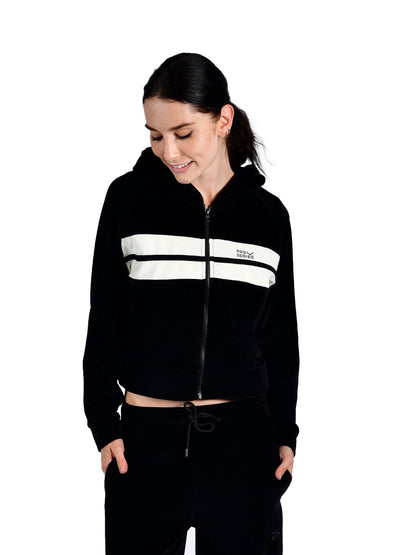 Velora Hooded Zippered Women's Sweatshirt