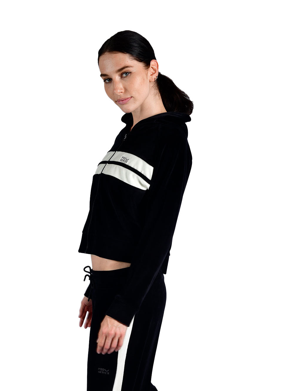 Velora Hooded Zippered Women's Sweatshirt