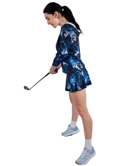 Solana Kadın Etek Şort - Dark Storm