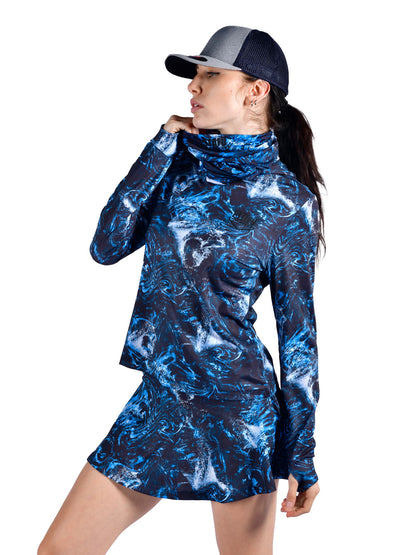 Solana Kadın Etek Şort - Dark Storm