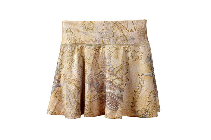 Solana Women's Skirt Shorts - Frenzy Black