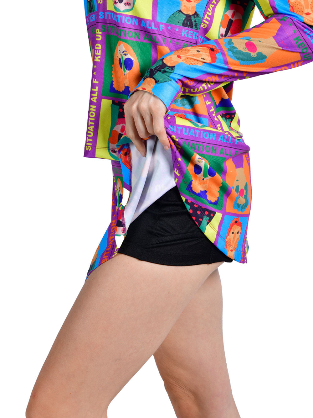 Solana Kadın Etek Şort - Funny Face