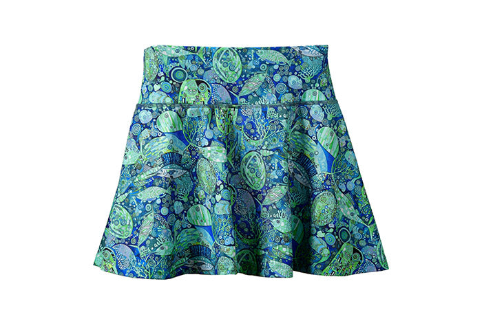 Solana Women's Skirt Shorts - Frenzy Black