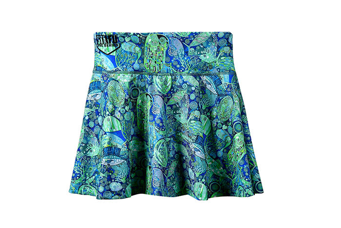 Solana Women's Skirt Shorts - Frenzy Black