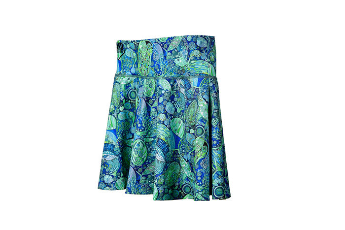 Solana Women's Skirt Shorts - Frenzy Black