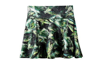 Solana Women's Skirt Shorts - Frenzy Black