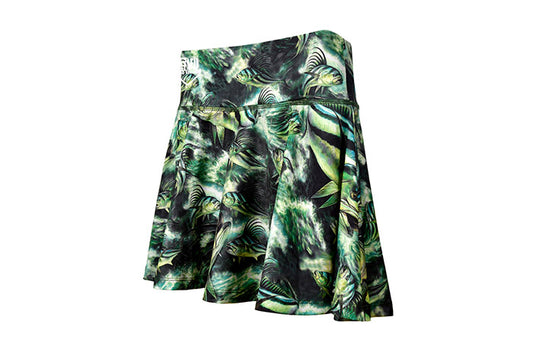 Solana Women's Skirt Shorts - Frenzy Black