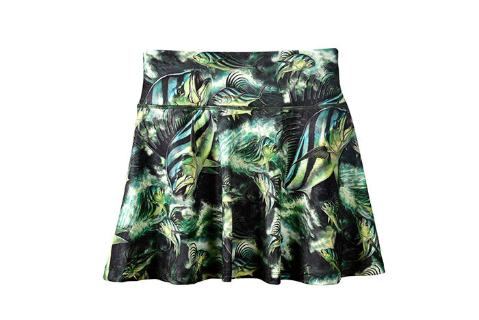 Solana Women's Skirt Shorts - Frenzy Black