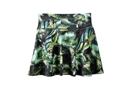 Solana Women's Skirt Shorts - Frenzy Black