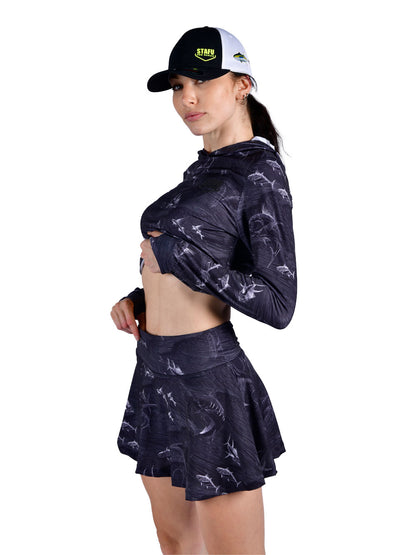 Solana Kadın Etek Şort - Frenzy Siyah