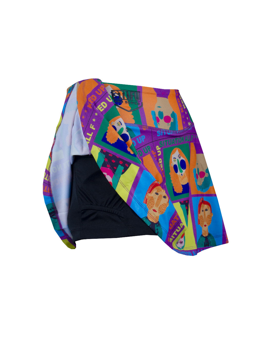 Solana Kadın Etek Şort - Funny Face - Stafu Pro Series