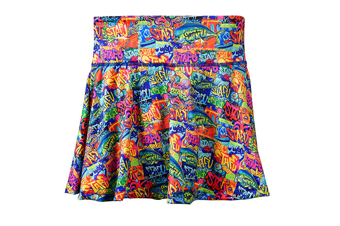Solana Women's Skirt Shorts - Frenzy Black
