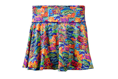 Solana Women's Skirt Shorts - Frenzy Black