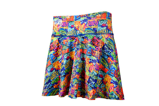 Solana Women's Skirt Shorts - Frenzy Black