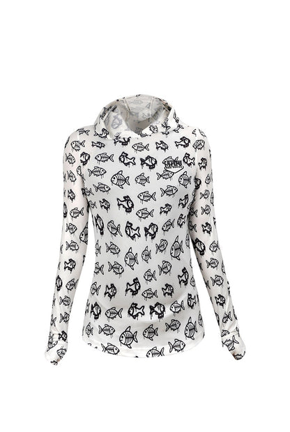 Sirena Kadın Rashguard - Kiddish White