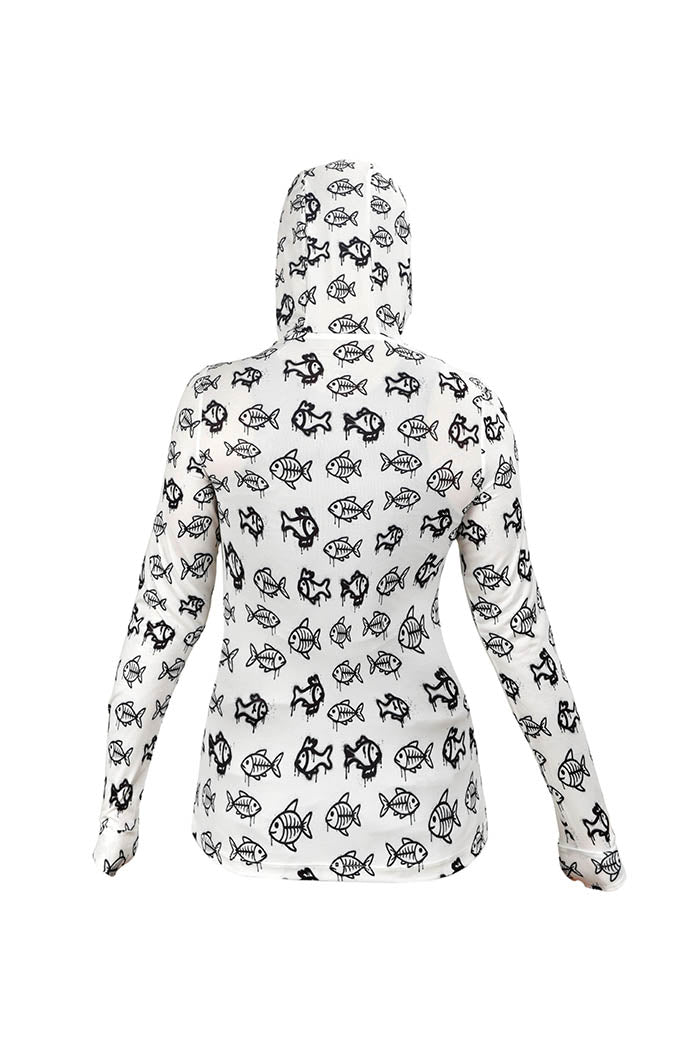 Sirena Kadın Rashguard - Kiddish White