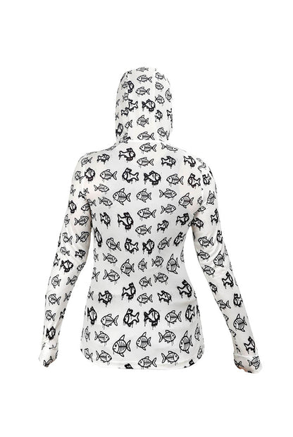 Sirena Kadın Rashguard - Kiddish White