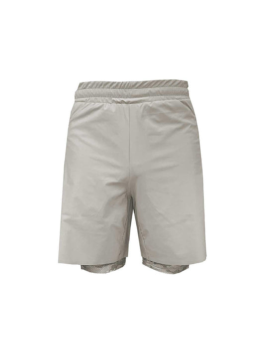 Spartan Taytlı Şort - Gri - Stafu Pro Series