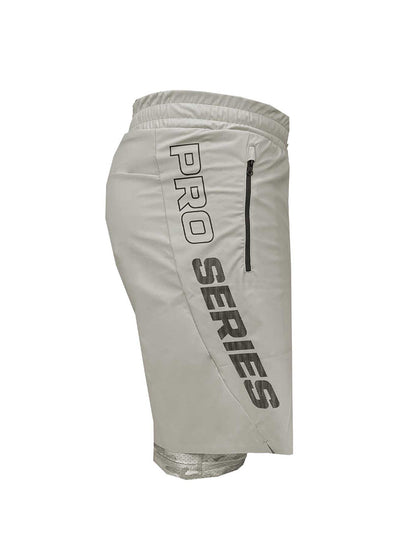 Spartan Taytlı Şort - Gri - Stafu Pro Series