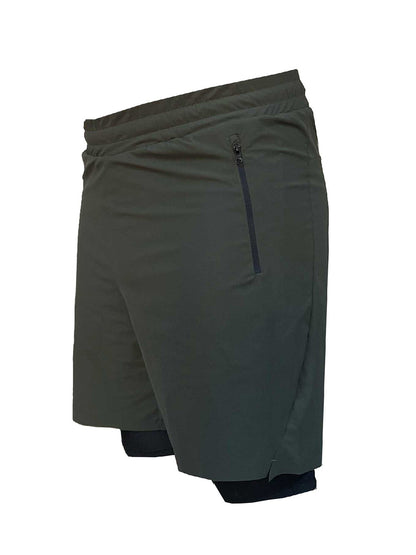 Spartan Taytlı Şort - Askeri Yeşil - Stafu Pro Series