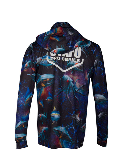 Stratos Hooded and Masked UPF 40+ Performance T-Shirt - Droid