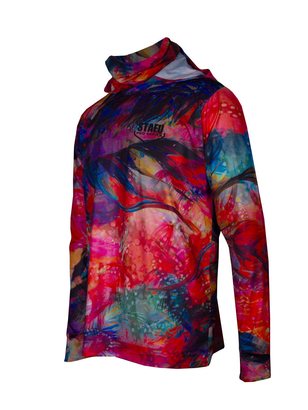 Stratos Hooded and Masked UPF 40+ Performance T-Shirt - Dusk