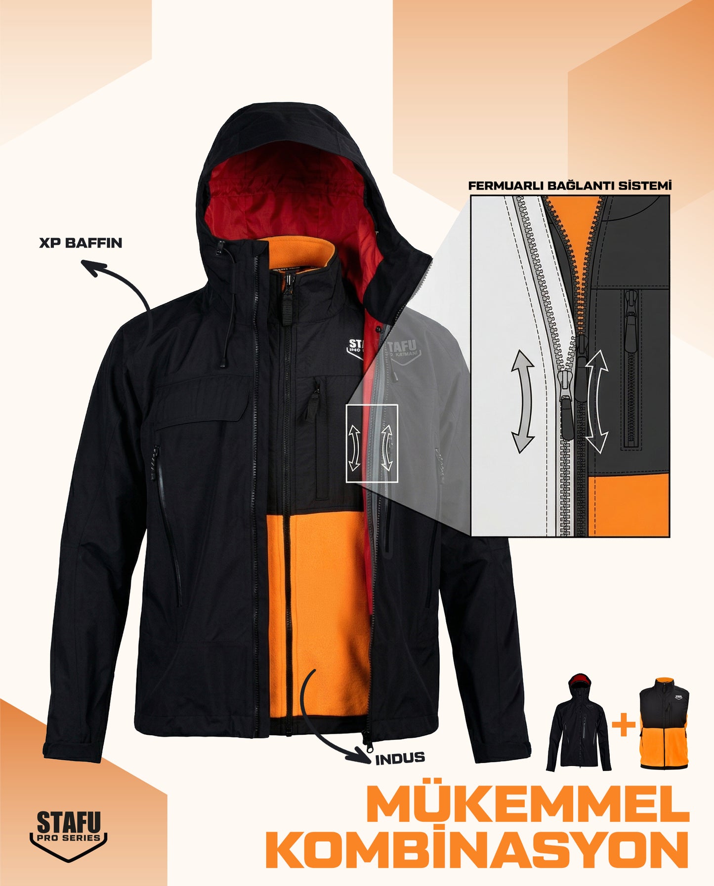 XP Baffin Waterproof Jacket - Black