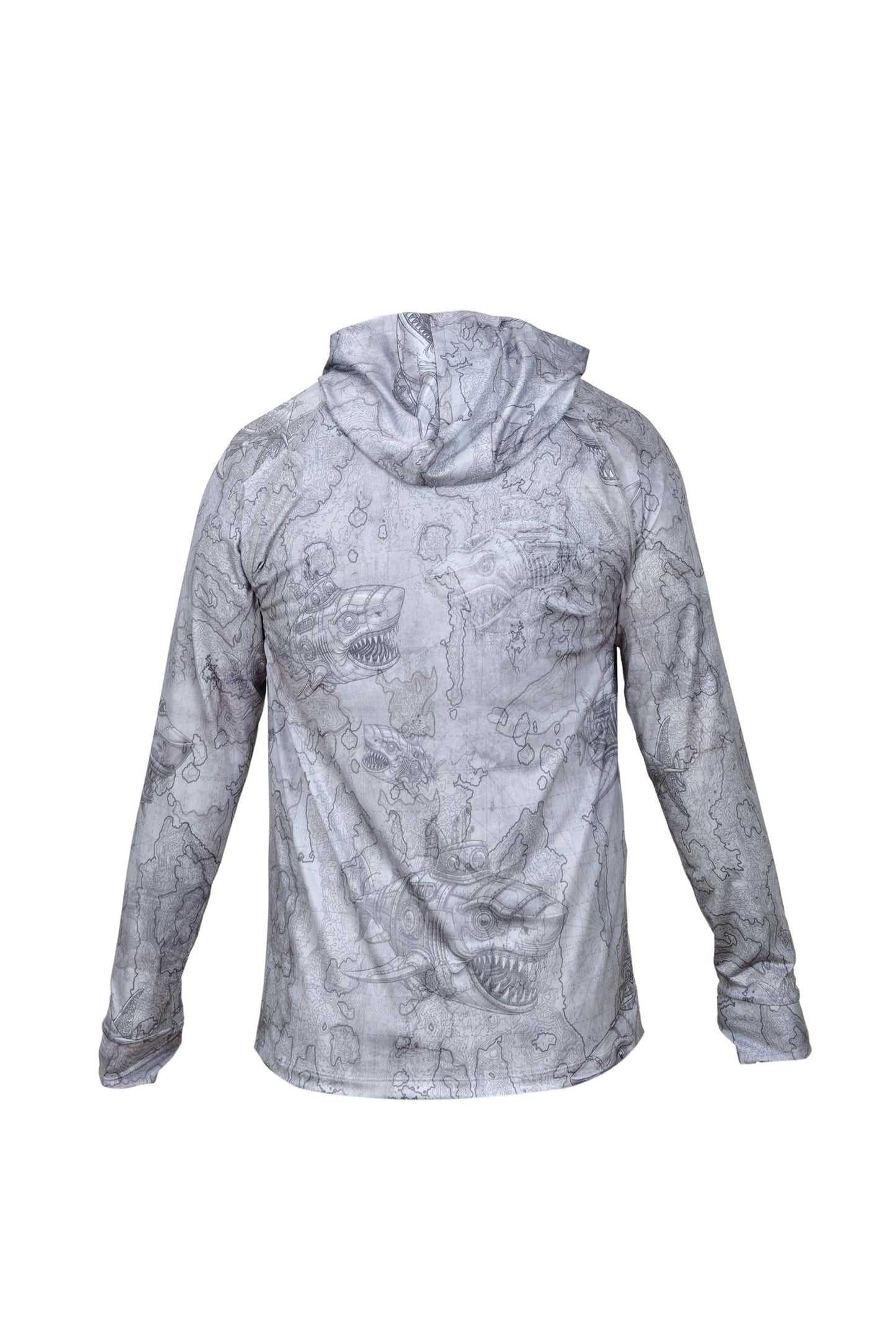 Tasman Hooded UV Protection Performance T-Shirt - Manta Blue