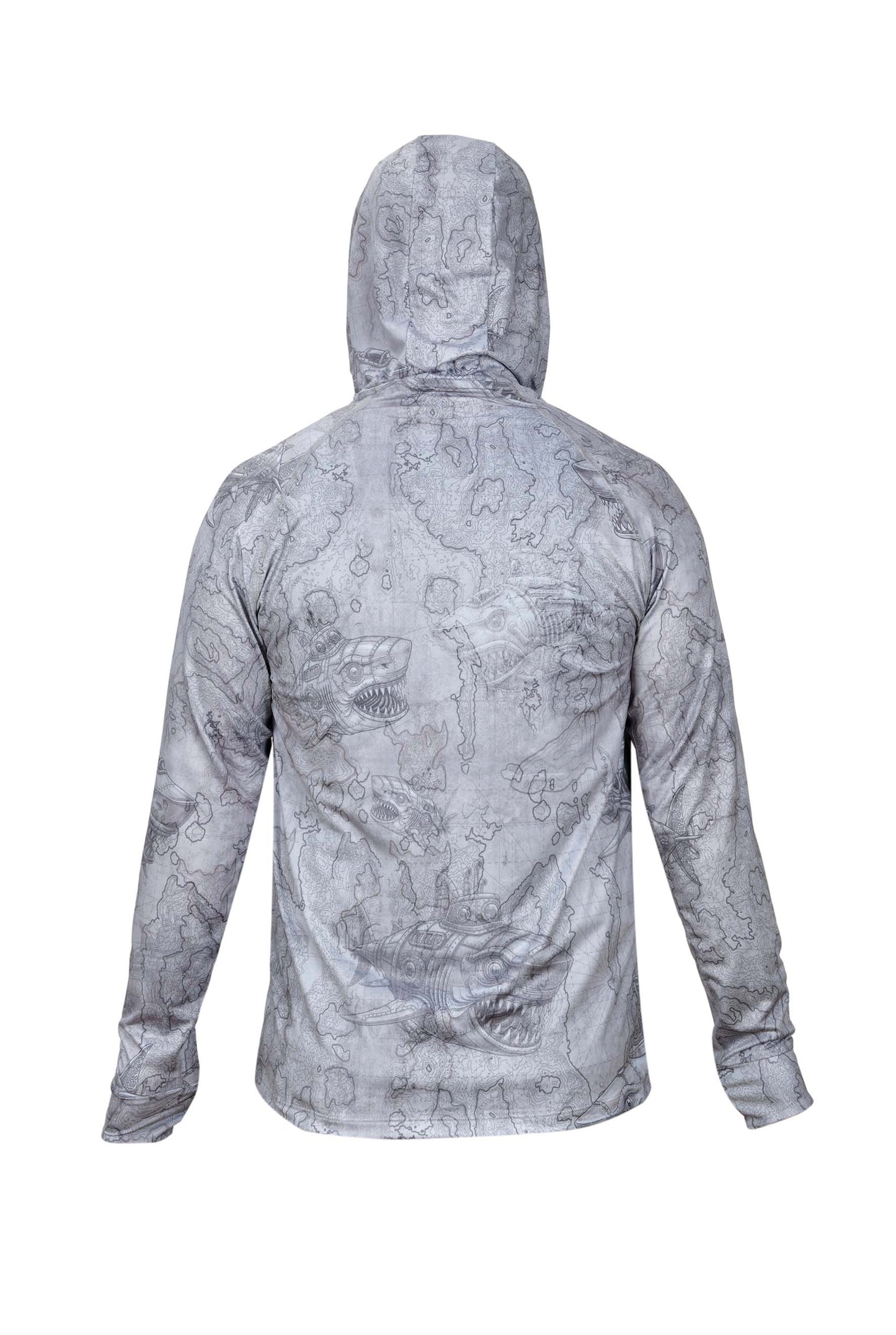 Tasman Hooded UV Protection Performance T-Shirt - Manta Blue