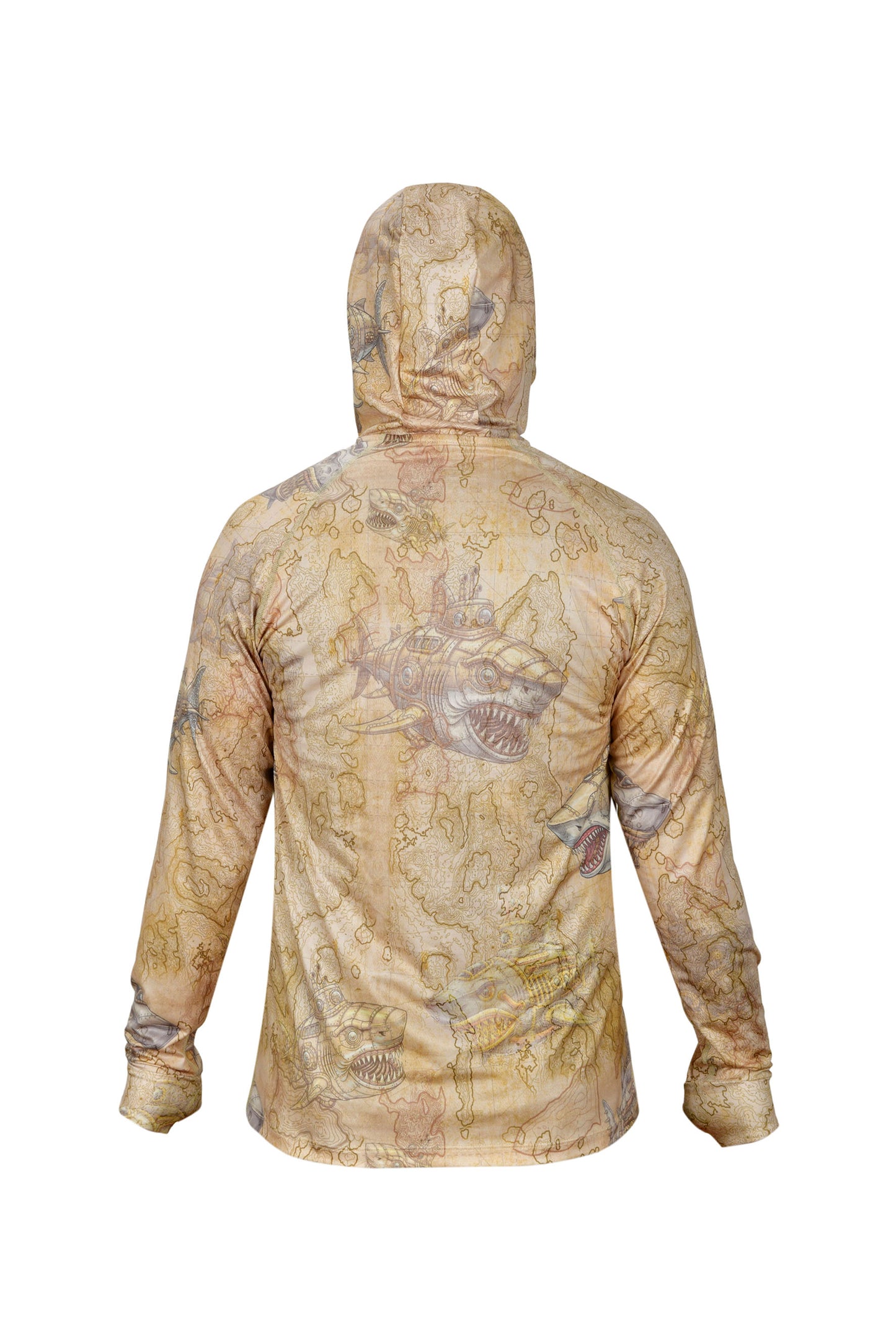 Tasman Hooded UV Protection Performance T-Shirt - Manta Blue