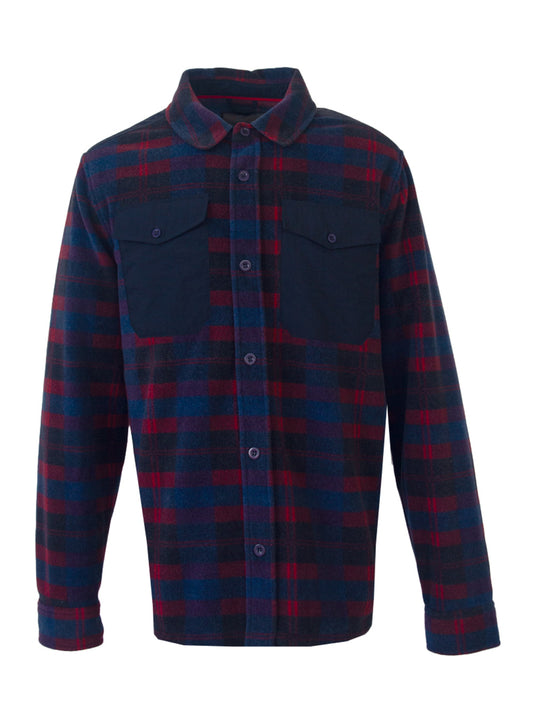 Wake Uzun Kollu Polar Gömlek - Kırmızı Ekose - Stafu Pro Series