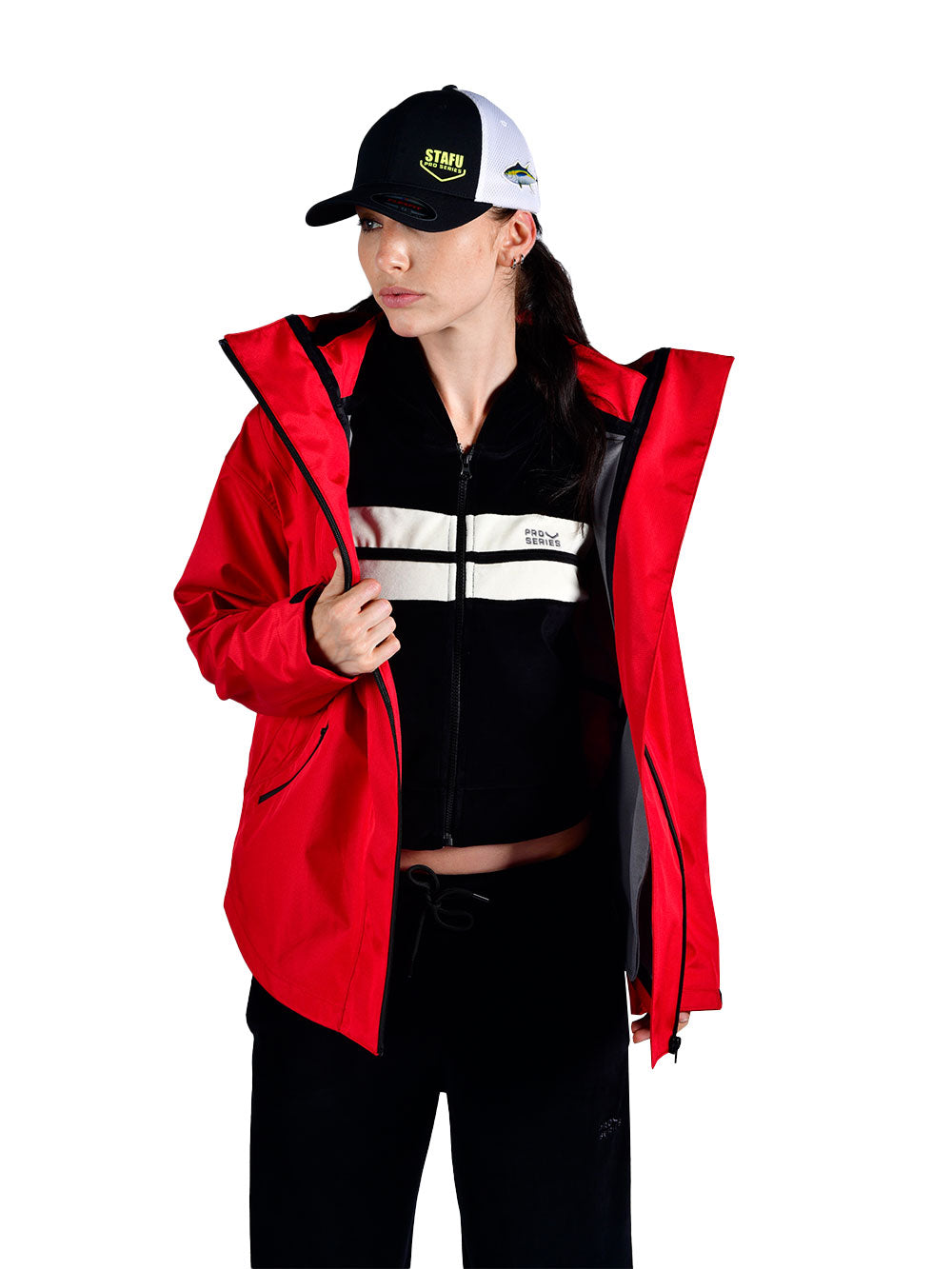 XP Arctica Su Geçirmez Kadın Ceket- Kırmızı