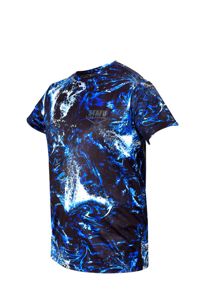 Zero Kısa Kollu UV Korumalı Performans T-shirt - Dark Storm