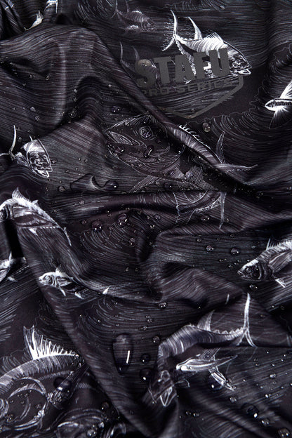 Zero Kısa Kollu UV Korumalı Performans T-shirt - Frenzy Black