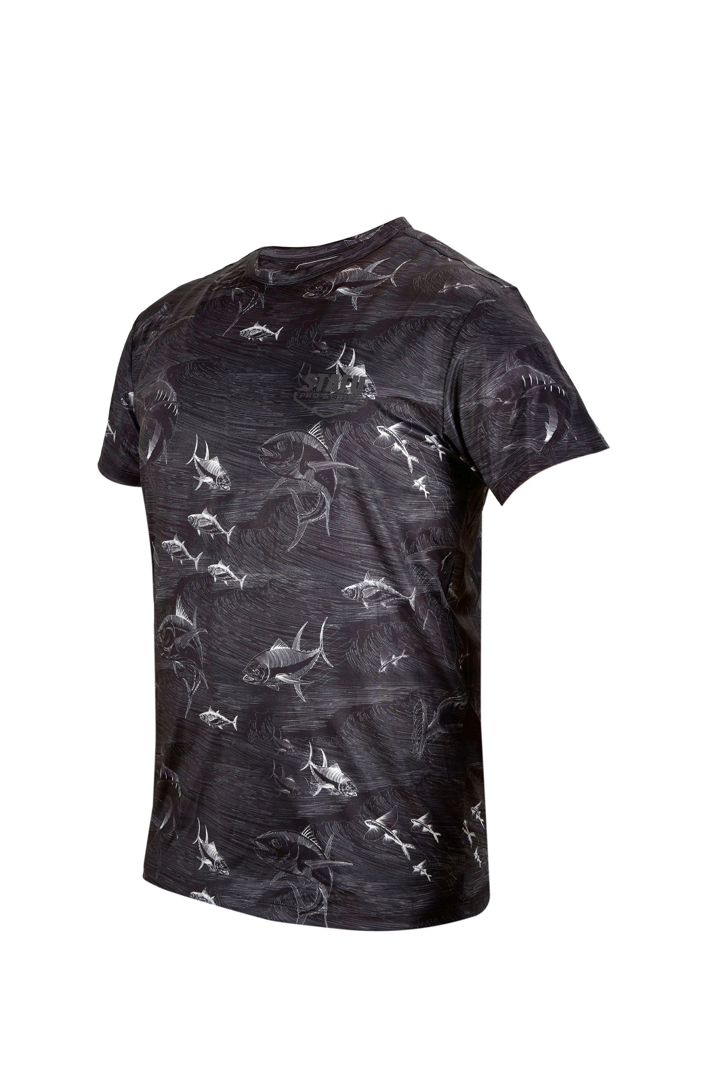 Zero Kısa Kollu UV Korumalı Performans T-shirt - Frenzy Black