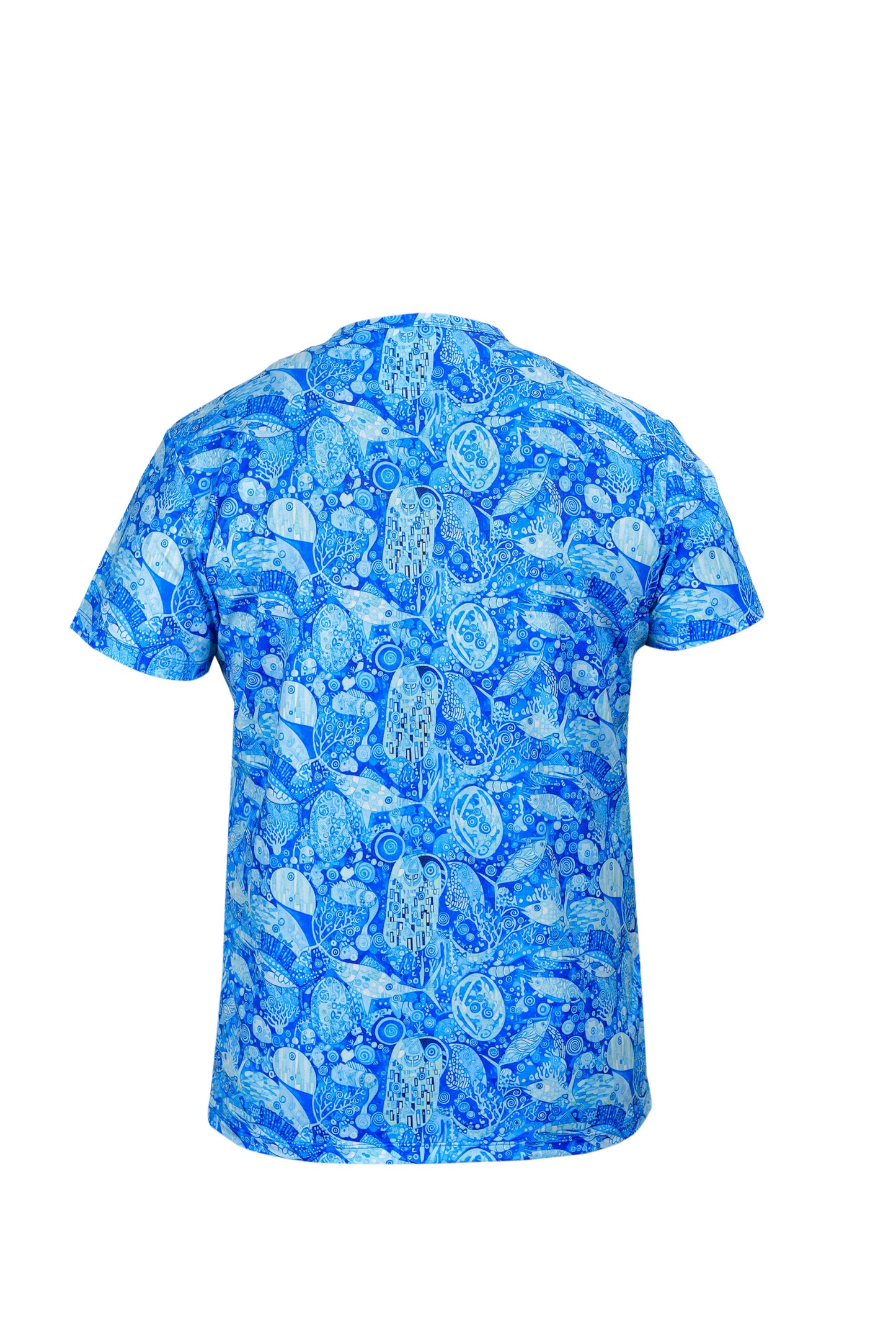 Zero Kısa Kollu UV Korumalı Performans T-shirt - The Kiss Blue