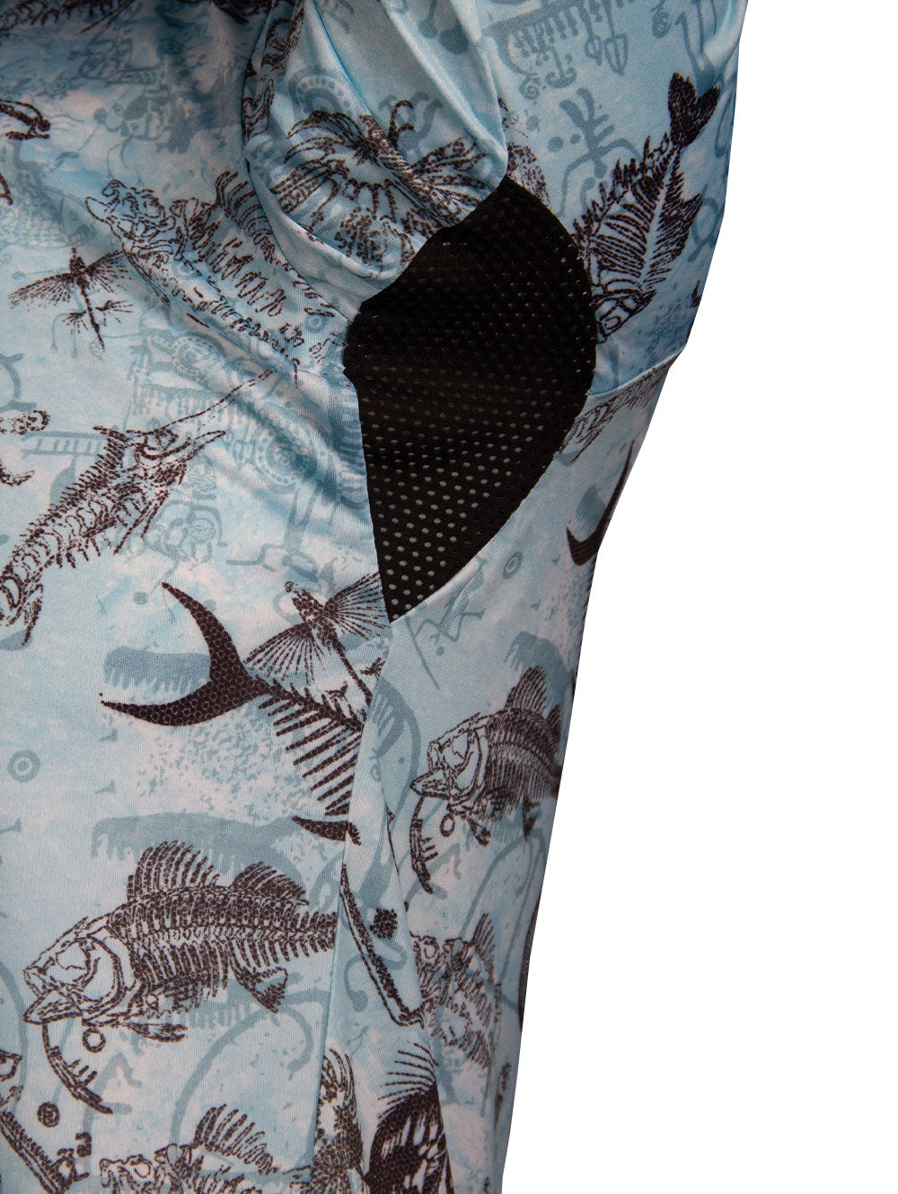 Zero Kapüşonlu Uzun Kollu UV Korumalı Performans T-shirt - Paleo Blue - Stafu Pro Series