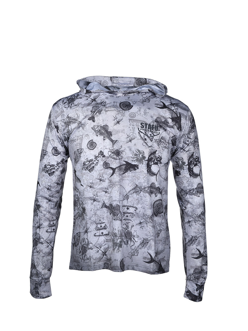 Zero Hooded Long Sleeve UV Protection Performance T-shirt - Dusk