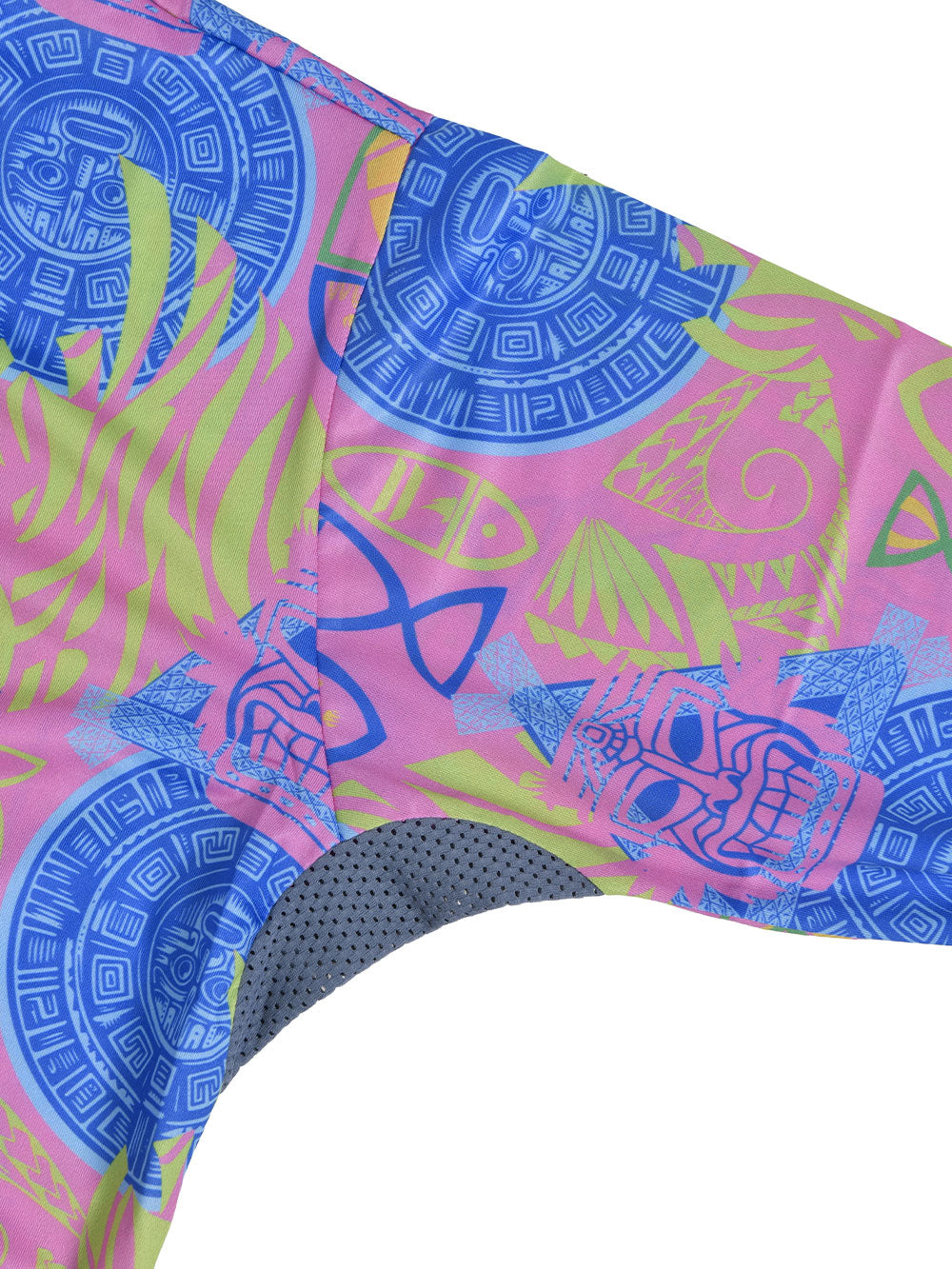 Zero Hooded Long Sleeve UV Protection Performance T-shirt Samoa Pink