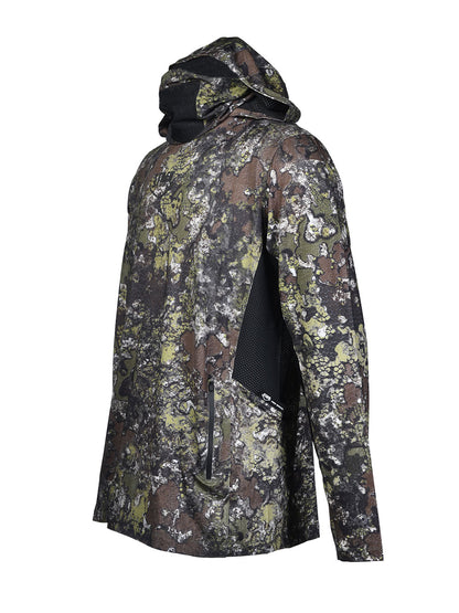 Argonaut Maskeli UV Korumalı Uzun Kollu Performans T-Shirt - Bushman Camo