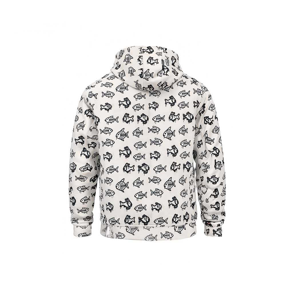 Jedi Zippered Hooded Sweatshirt - Stamp