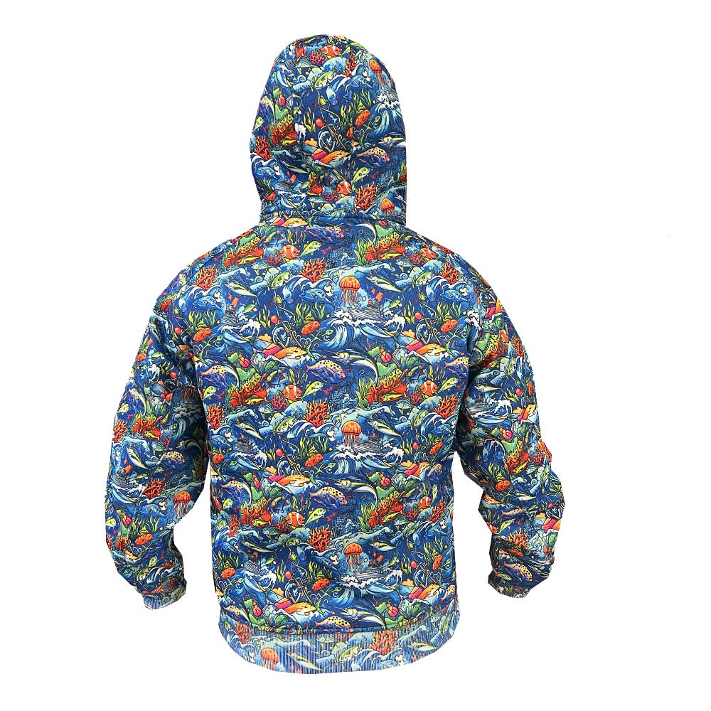 Jedi Zippered Hooded Sweatshirt - Stamp