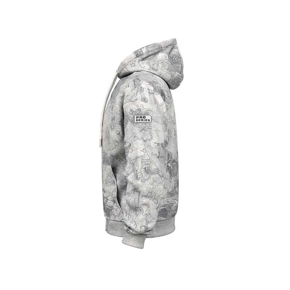 Jedi  Jr Fermuarlı Kapüşonlu Sweatshirt - Droid Grey