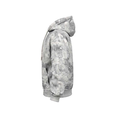 Jedi  Jr Fermuarlı Kapüşonlu Sweatshirt - Droid Grey